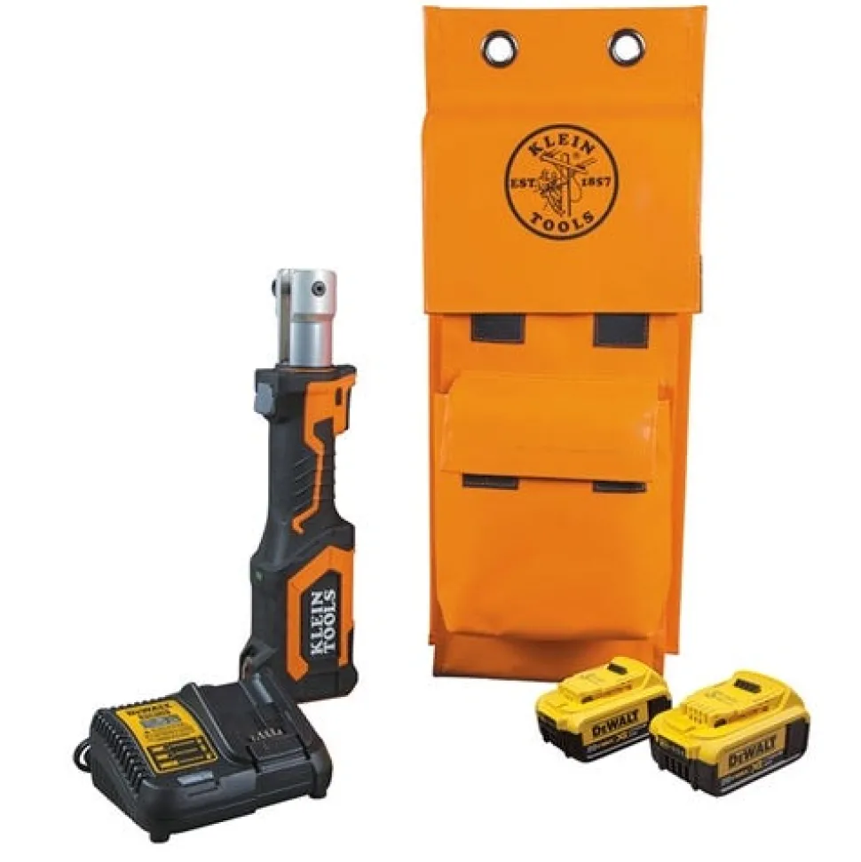 Klein 20V Dewalt Cutter/Crimper (No Heads) 4.0 AH Battery BAT207T134H