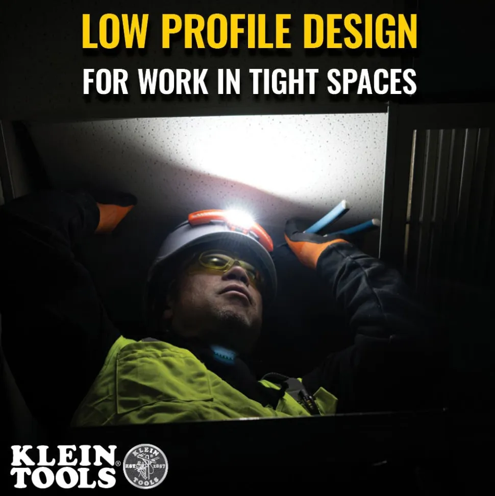 Klein Wide-Beam Headlamp with Mount for Hard Hat KHH56308