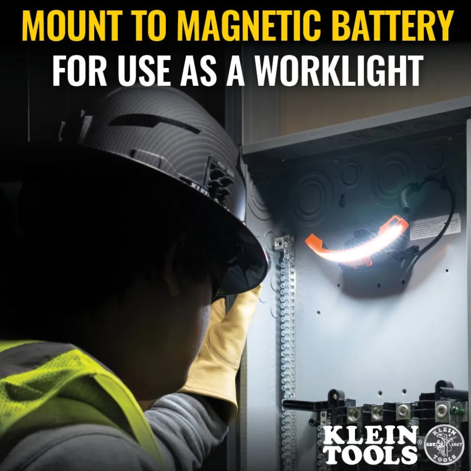Klein Wide-Beam Headlamp with Mount for Hard Hat KHH56308