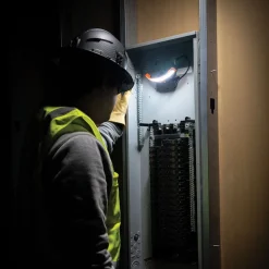 Klein Wide-Beam Headlamp with Mount for Hard Hat KHH56308