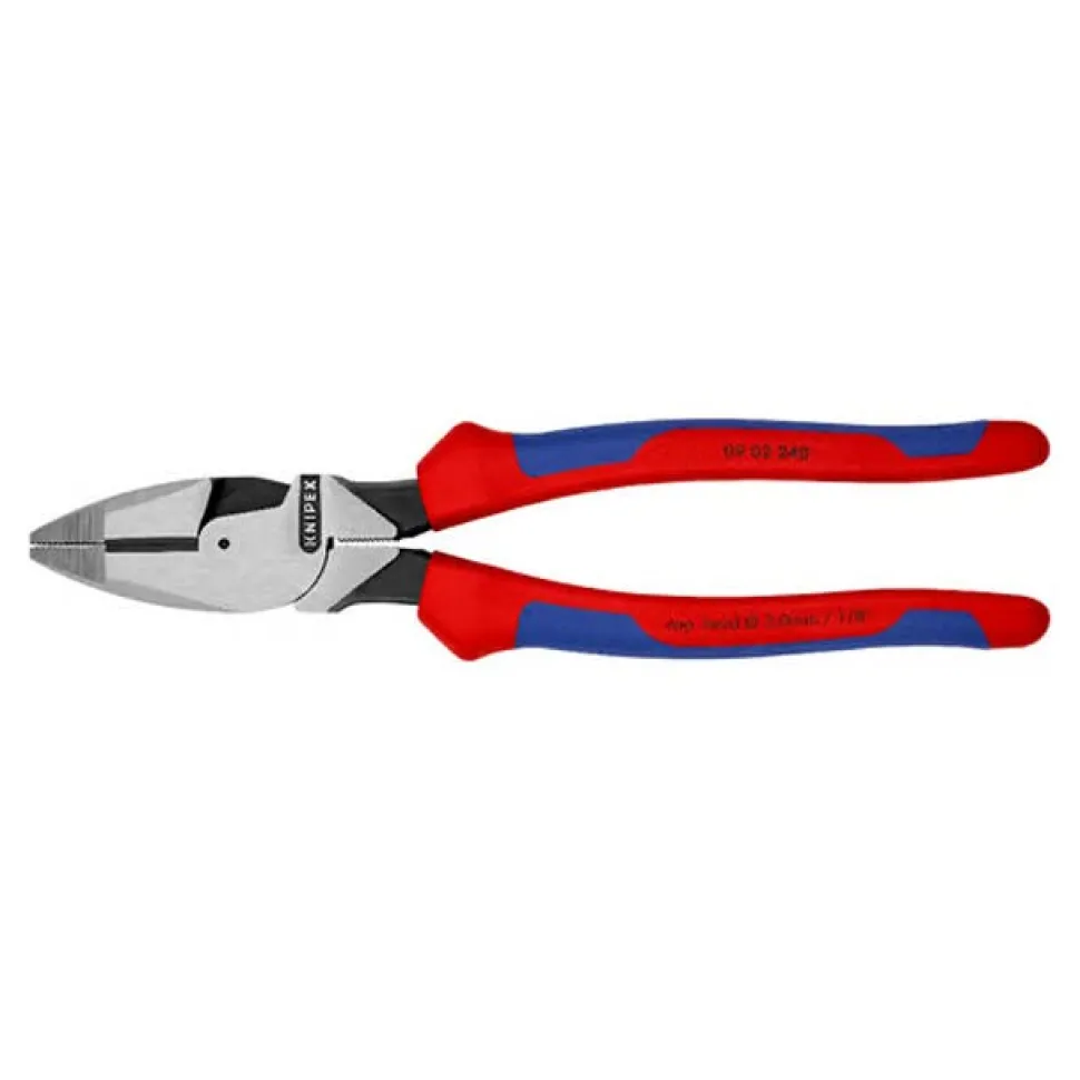 Knipex 9 1/2" High Leverage Lineman's Pliers New England Head 09 02 240 SBA