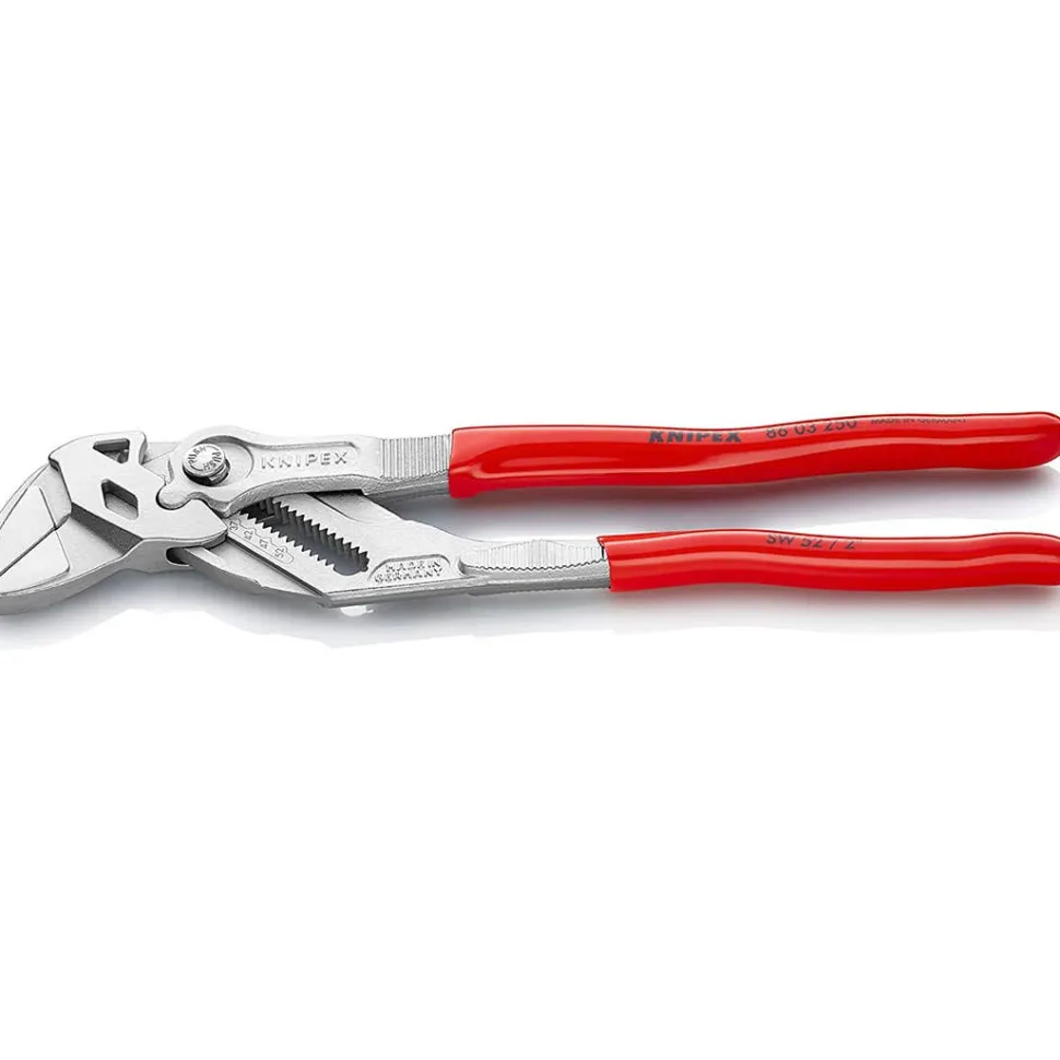 Knipex 10" Chrome Pliers Wrench w/ Plastic Handle 86 03 250