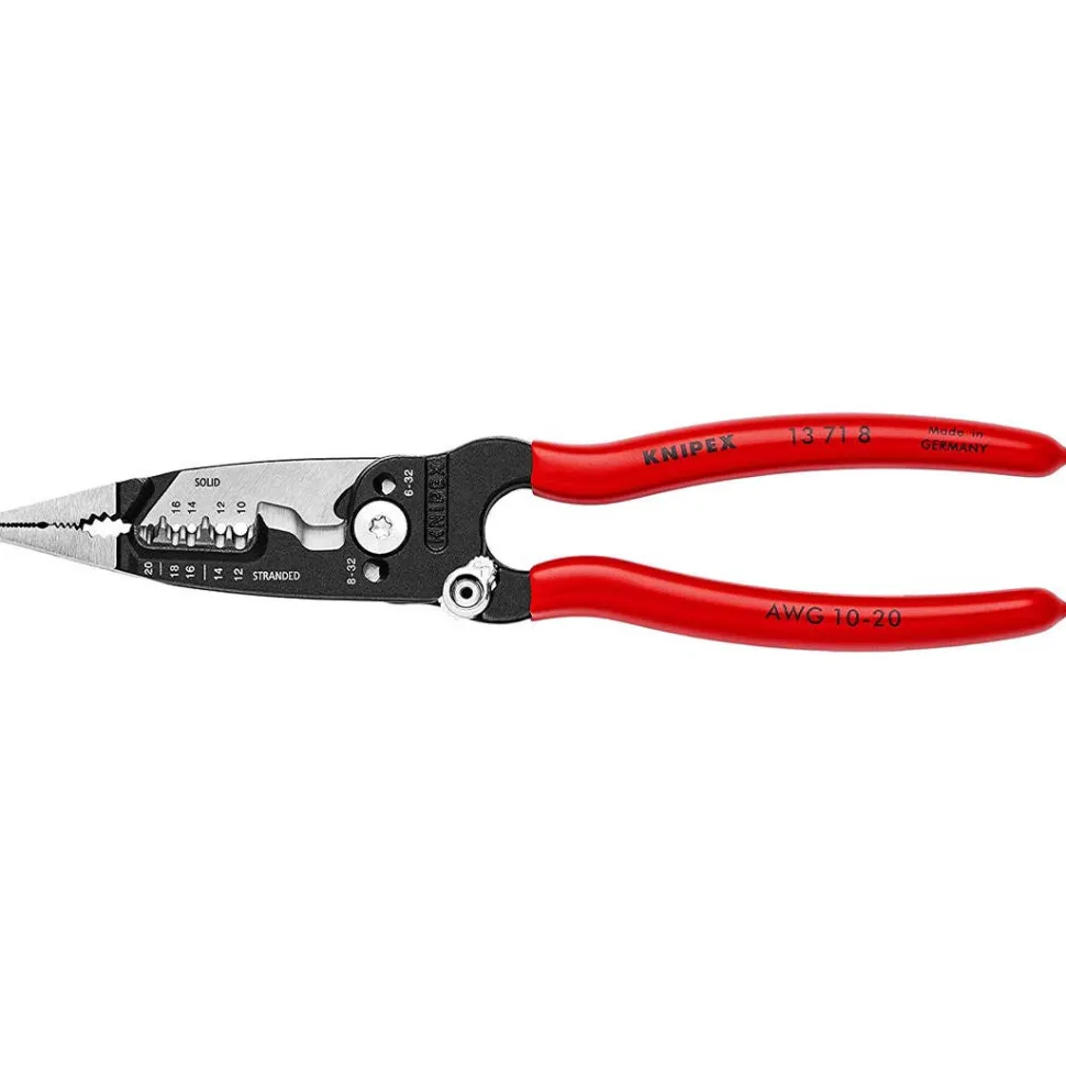 Knipex 8" Forged Wire Strippers w/ Plastic Grip 13 71 8