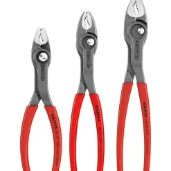 Knipex 6 Inch, 8 Inch, 10 Inch Steel TwinGrip Pliers Set with Dipped Handle 00 20 06 US4