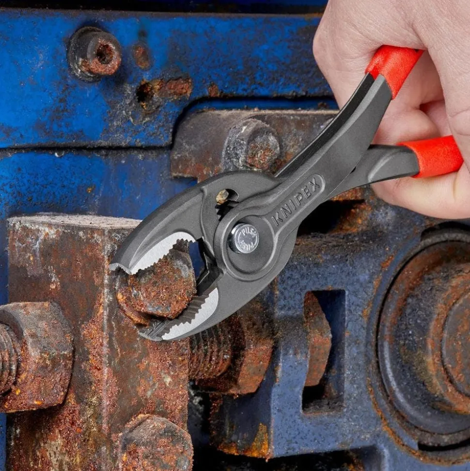 Knipex 6 Inch, 8 Inch, 10 Inch Steel TwinGrip Pliers Set with Dipped Handle 00 20 06 US4