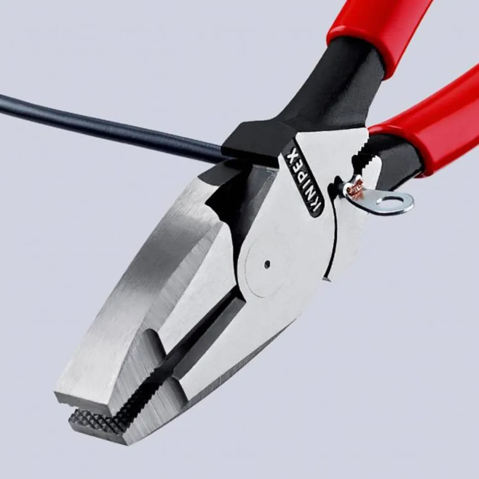 Knipex 9-1/2" Lineman's Pliers American Style w/ Plastic Handle 09 11 240