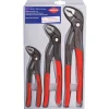 Knipex 3 PC. Cobra High-Tech Water Pump Plier Set (7", 10" & 12") 00 20 06 US1