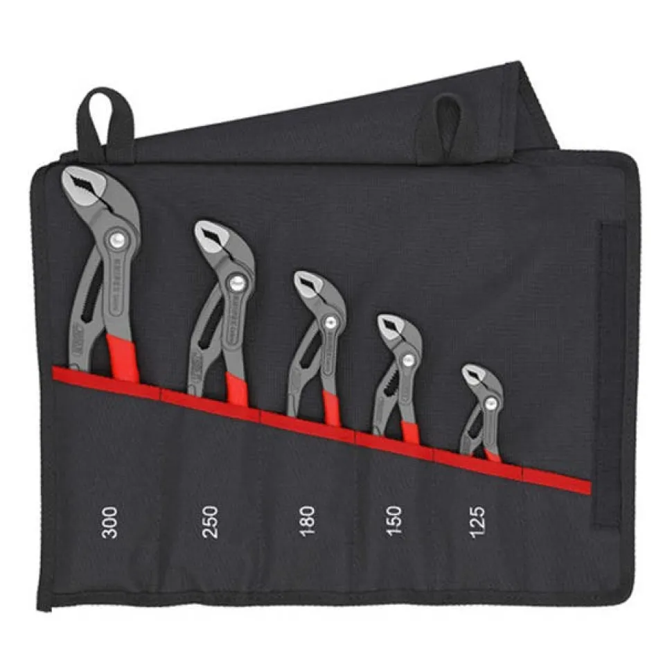 Knipex 5 Pc Cobra Set in Tool Roll 00 19 55 S5