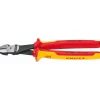 Knipex High Leverage Diagonal Cutters-1,000V Insulated 74 08 250 SBA
