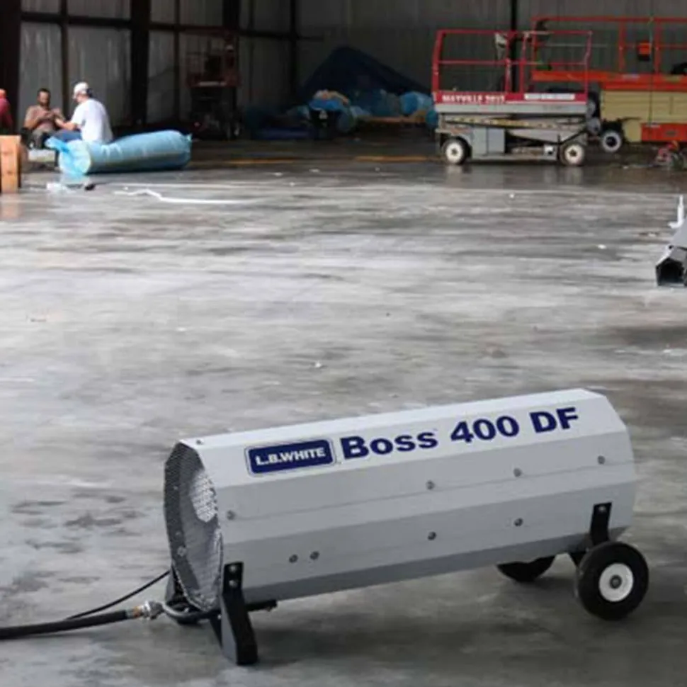 L.B. White BOSS 400 DF Direct-Fire Portable Heater 400,000 BTUs
