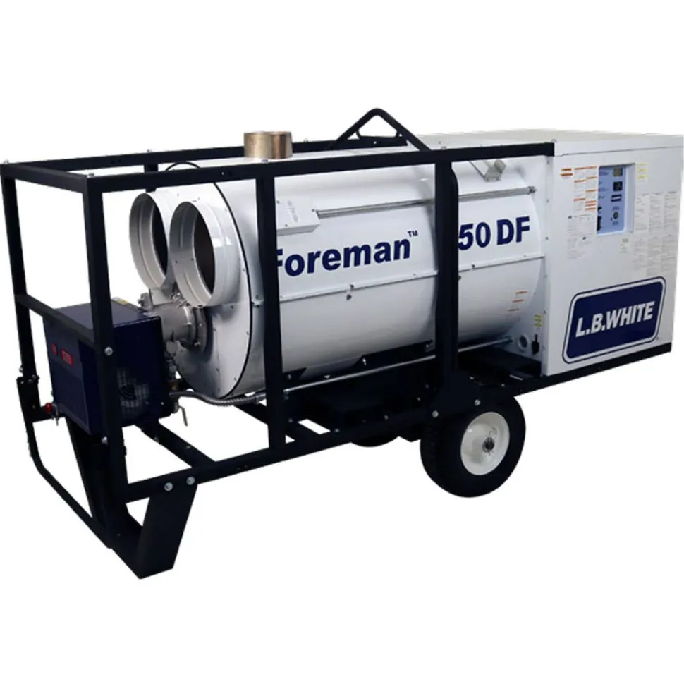 L.B. White FOREMAN 750 DF LINK Capable Indirect-Fired Portable Heater 750,000 BTUs