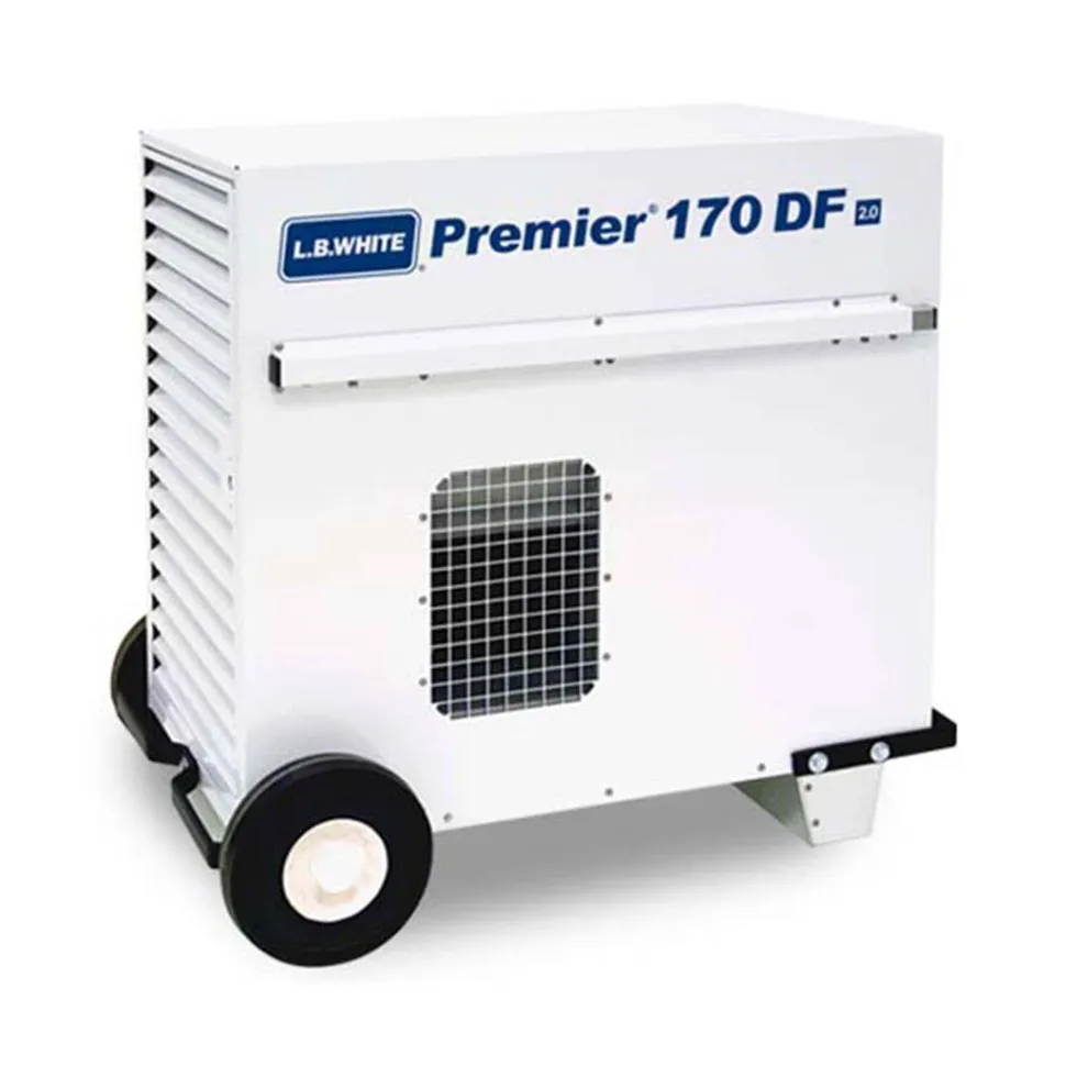 L.B. White PREMIER 170 DF 2.0 Enclosed Flame Direct-Fired Heater 170,000 BTUs