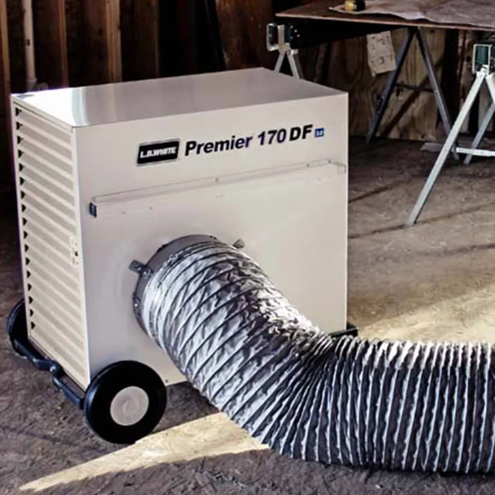 L.B. White PREMIER 170 DF 2.0 Enclosed Flame Direct-Fired Heater 170,000 BTUs