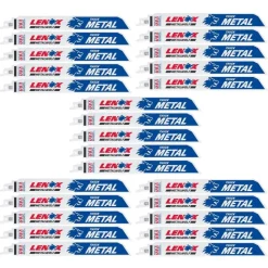 Lenox Lazer Bi-Metal Reciprocating Saw Blades, 9-Inch, 14 TPI, 25/Pk 20179B9114R