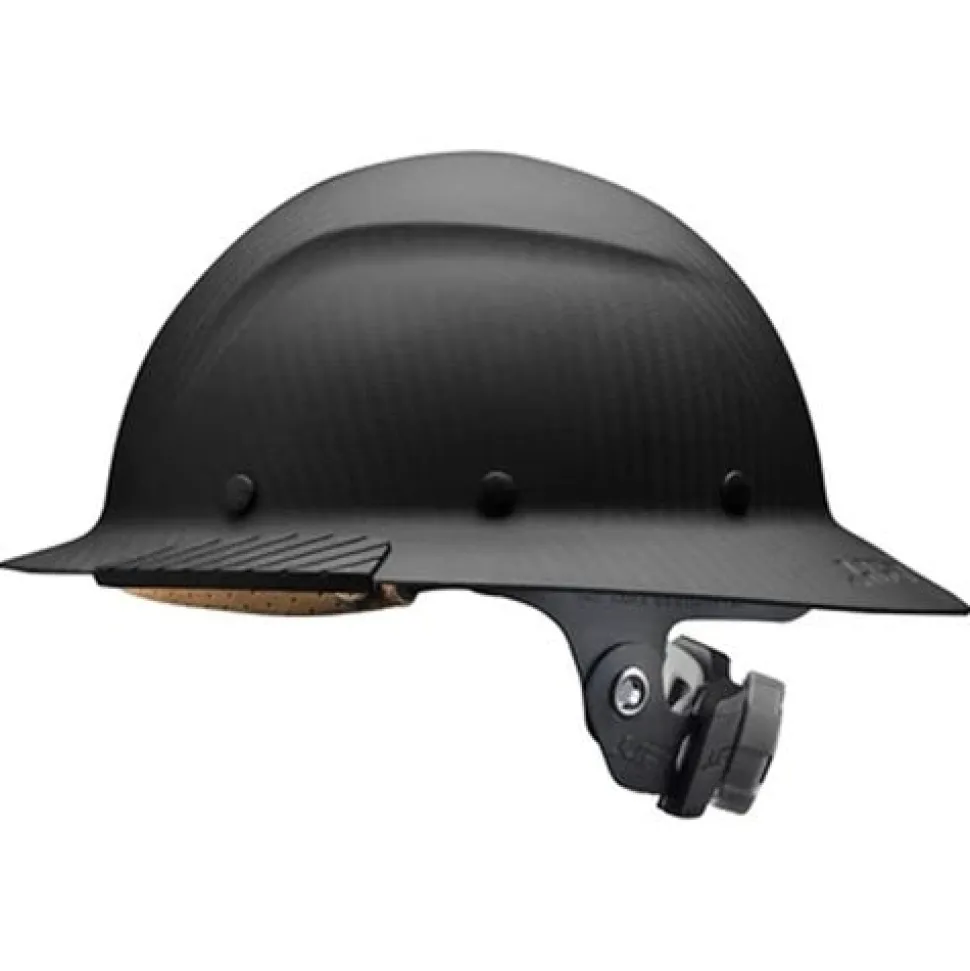 Lift DAX Carbon Fiber Full Brim Hard Hat (Matte Black) HDFM-17KG