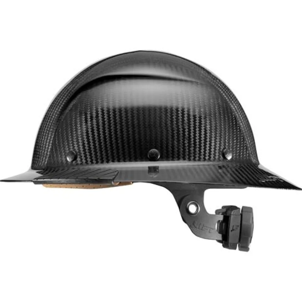 Lift DAX Carbon Fiber Full Brim Hard Hat (Gloss Black) HDC-15KG