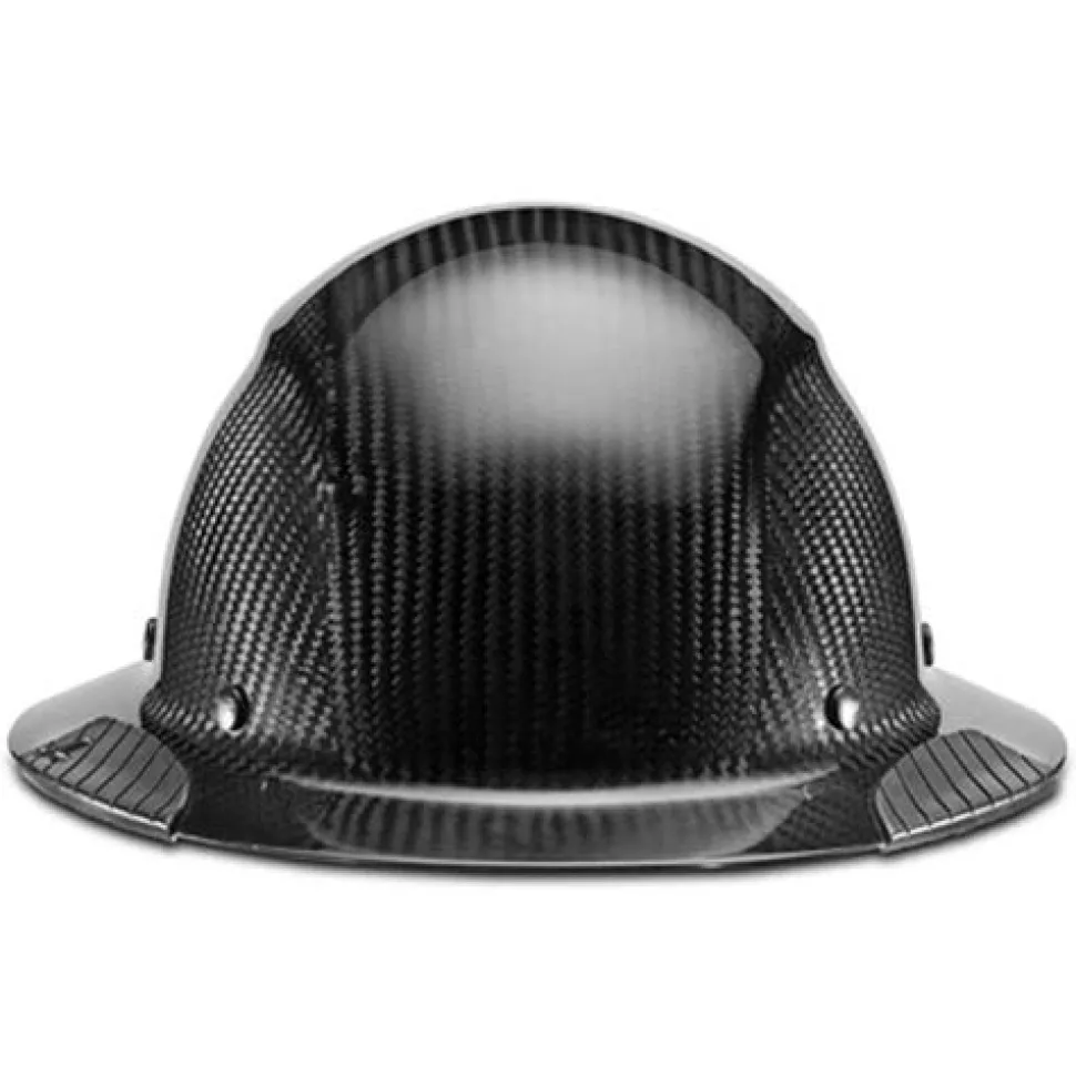 Lift DAX Carbon Fiber Full Brim Hard Hat (Gloss Black) HDC-15KG