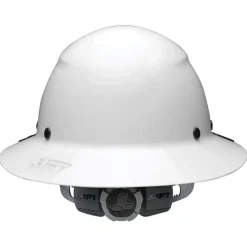 Lift DAX Fiber Resin Full Brim Hard Hat (Gloss White) HDF-15WG