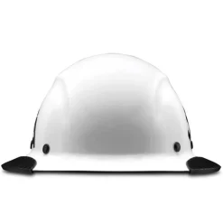 Lift DAX Fifty 50 Carbon Fiber Full Brim Hard Hat (Black/White) HDF50C-19WC