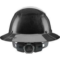 Lift DAX Fifty 50 Carbon Fiber Full Brim Hard Hat (Black/White) HDF50C-19WC