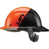 Lift DAX Fifty 50 Carbon Fiber Full Brim Hard Hat (Orange/Black) HDF50C-19OC
