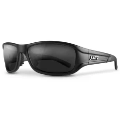 Lift Matte Black Alias Safety Glasses With Smoke Lens EAS-14MKST