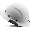 Lift Safety Fiber Resin DAX Carbon Full Brim Hard Hat, White Matte HDF-24CWM