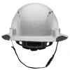 Lift Safety iDAX White Carbon Fiber Vented Hard Hat HIDV-24CW