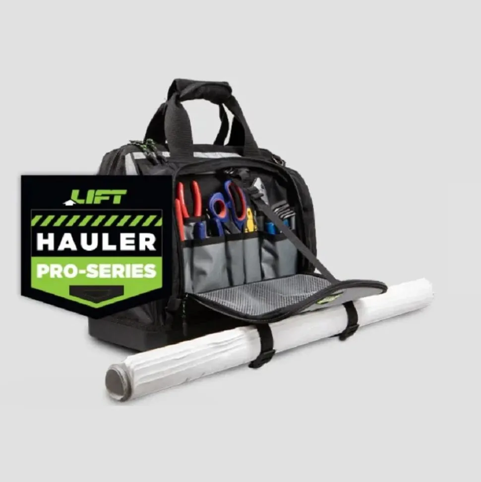 Lift Safety Technician Tool Bag with Easy Access Compartments AHT-24BGN