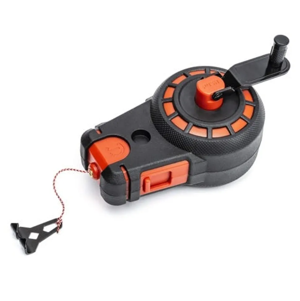 Lufkin 100' Contractor Chalk & Reel with Red Chalk CL100R