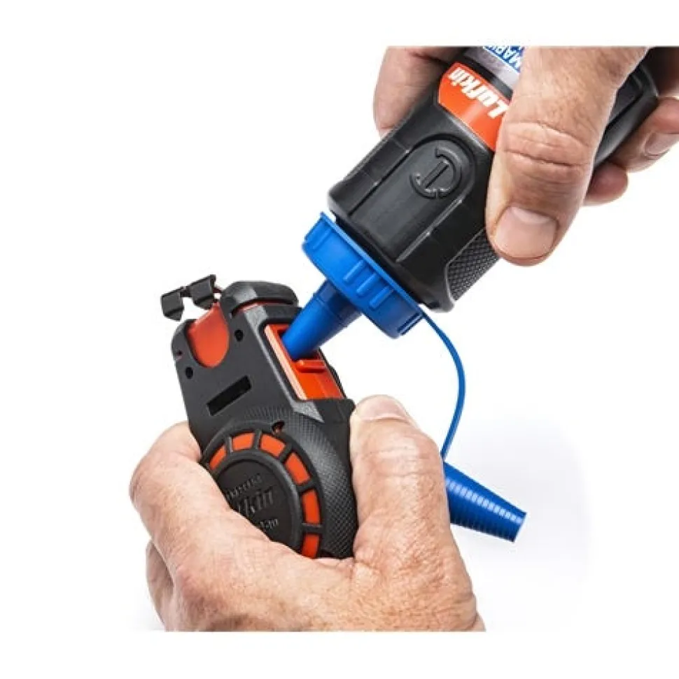 Lufkin 100' Contractor Chalk & Reel with Red Chalk CL100R