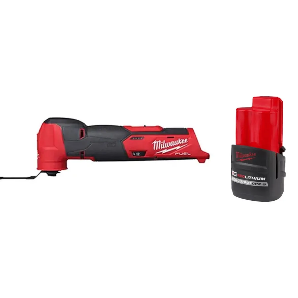 M12 Fuel Cordless Oscillating Multi-Tool w/ M12 REDLITHIUM HIGH OUTPUT CP2.5 Battery Bundle