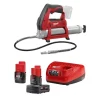 M12 Grease Gun w/ M12 REDLITHIUM CP2.0/XC4.0 Starter Pack Bundle