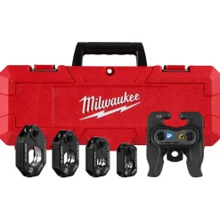 Milwaukee 1/2" - 1-1/4" CTS-V Pivoting Press Ring Kit for M12 FORCE LOGIC Press Tool 49-16-2490X