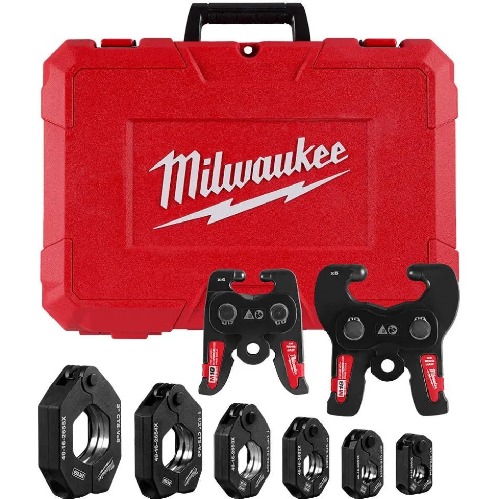 Milwaukee 1/2" - 2" CTS-V Pivoting Press Ring Kit for M18 FORCE LOGIC Press Tools 49-16-2692X