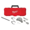 Milwaukee 2 - 4" Head Attachment Kit for Milwaukee 7/8" Sectional Cable 48-53-3839