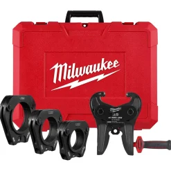 Milwaukee 2-1/2" - 4" IPS-P Black Pipe Pivoting Press Ring Kit for M18 FORCE LOGIC Long Throw Press Tool 49-16-2698X