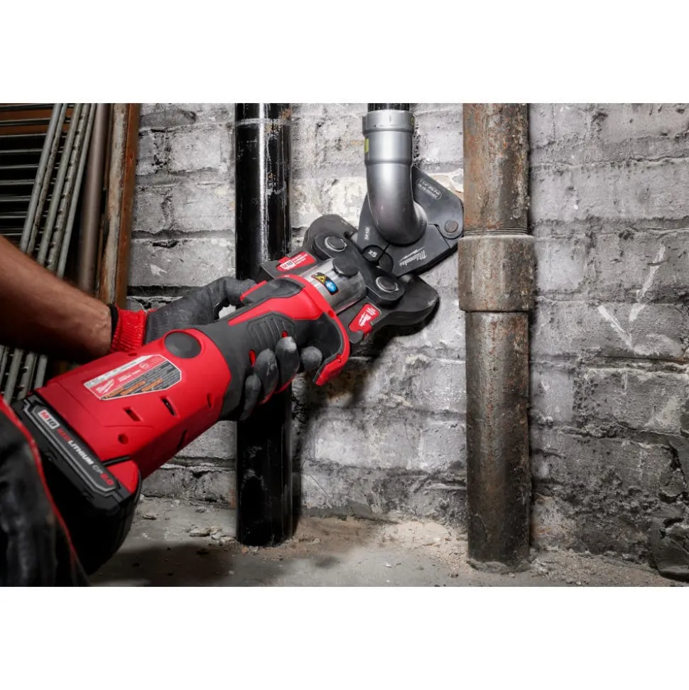 Milwaukee 2-1/2" - 4" IPS-P Black Pipe Pivoting Press Ring Kit for M18 FORCE LOGIC Long Throw Press Tool 49-16-2698X