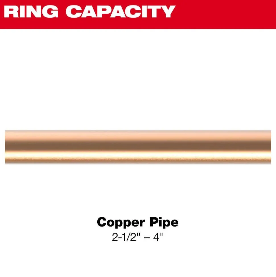 Milwaukee 2-1/2" - 4" NIBCO Press Ring Kit for M18 FORCE LOGIC Long Throw Press Tool 49-16-2690NX