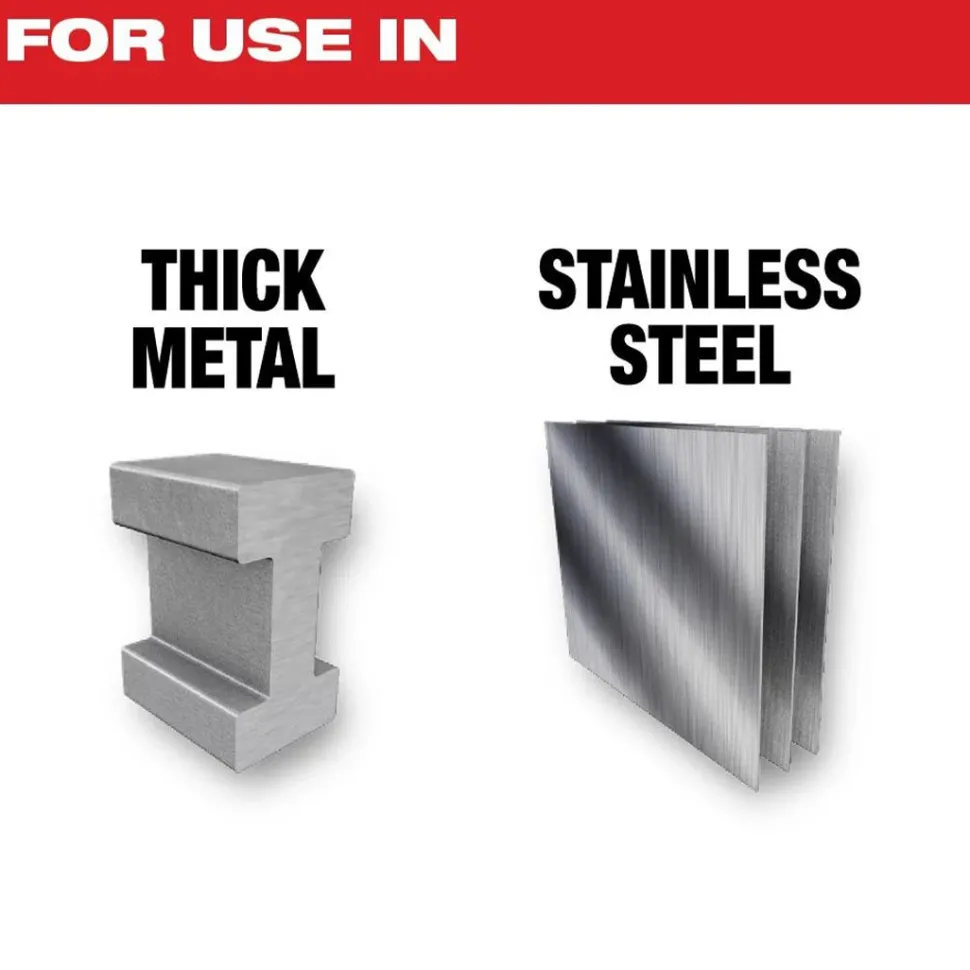 Milwaukee 9" 7 TPI Sawzall Torch Reciprocating Carbide Blades (3 Pack) 48-00-5302