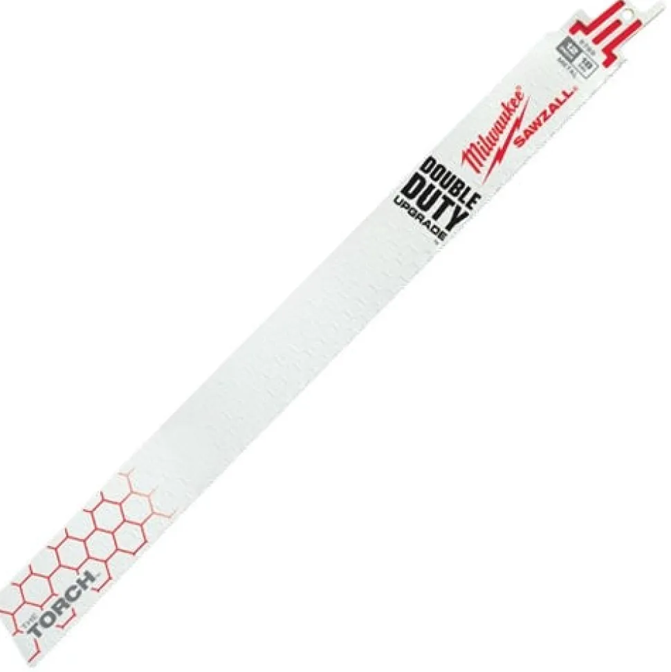 Milwaukee 12" 18 TPI Sawzall Torch Metal Demolition Blade (100 Pack) 48-01-7789
