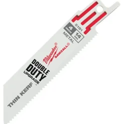 Milwaukee 4" 14 TPI Thin Kerf SAWZALL Blades (5 Pack) 48-00-5181