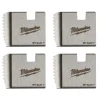Milwaukee 1" Alloy NPT Portable Pipe Threading Dies (Set of 4) 48-36-1103
