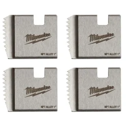 Milwaukee 1" Alloy NPT Portable Pipe Threading Dies (Set of 4) 48-36-1103