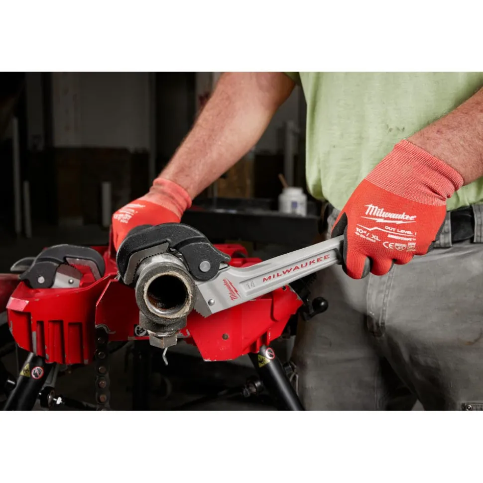 Milwaukee 14" Aluminum Self-Adjusting Pipe Wrench 48-22-7414