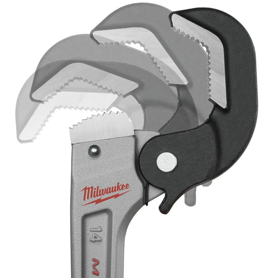 Milwaukee 14" Aluminum Self-Adjusting Pipe Wrench 48-22-7414