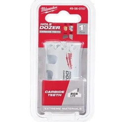 Milwaukee 1" Carbide Teeth Hole Dozer Hole Saw 49-56-0707