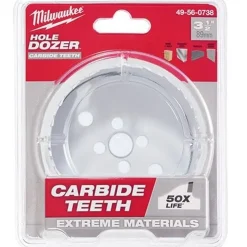 Milwaukee 3-1/2" Carbide Teeth Hole Dozer Hole Saw 49-56-0738