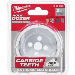 Milwaukee 2-5/8" Carbide Teeth Hole Dozer Hole Saw 49-56-0729