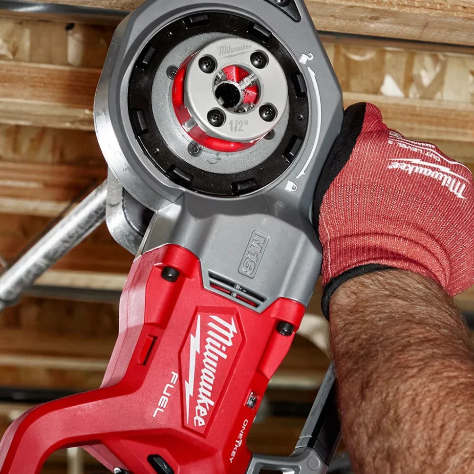 Milwaukee 1/2" Compact Alloy NPT 11R Pipe Threading Forged Aluminum Die Head 48-36-1307